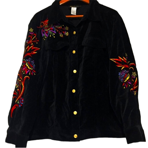 Bob Mackie Jackets & Blazers - Stunning Bob Mackie vintage embroidered jacket